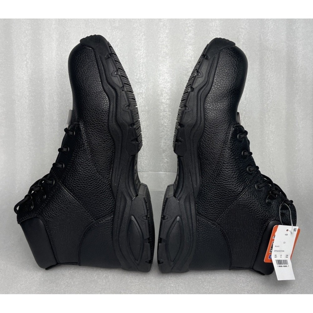 S Sport By Skechers Elton Black Steel Toe Leather Work Boots Men's Size 13‎ NEW - Picture 13 of 16
